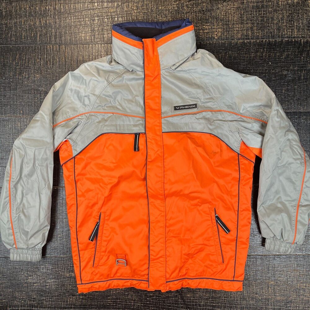 Phenix Sports Performance Ski Winter Orange Full Zip Jacket Women's Size 10
